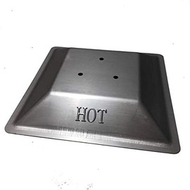 Fireplace Classic Parts Patio Heater Hiland Table Top Glass Tube Heat Shield Compatible with Most Hiland Heaters FCPGTTHP-Shield