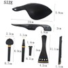 Kisangel 1 Set Violin Accessories Set Tailpiece Tuning Pegs Chin