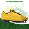 Hefulland Boys Girls Firm Ground Soccer Cleats Kids Football Cleats