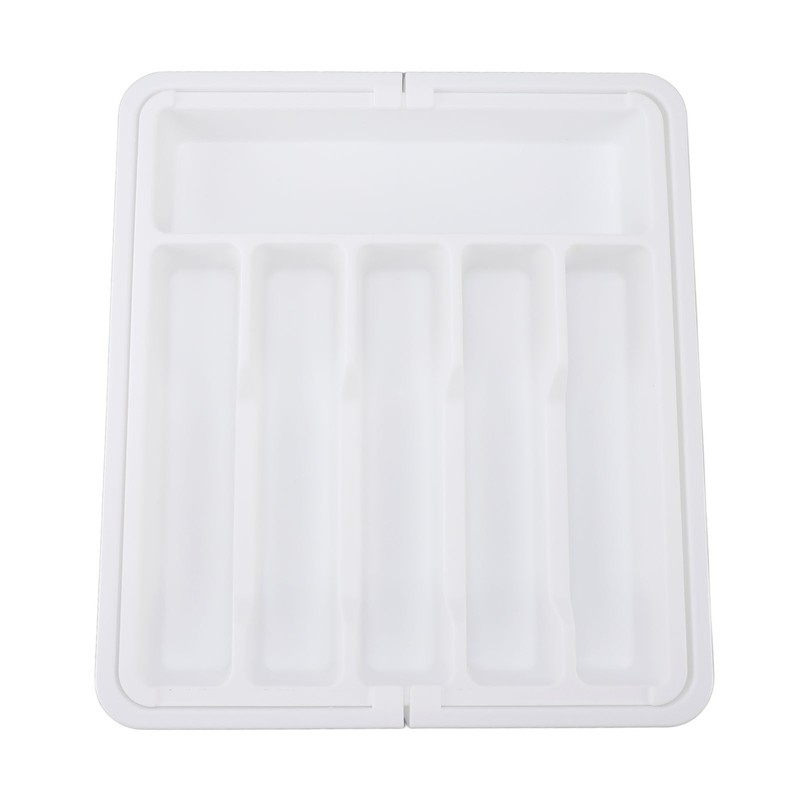 Expandable Utensil Tray Multi Compartments Space Saving Expandable Kitchen Drawer