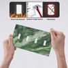JDAKHD Light Switch Cover Plate Green Marble-Like Texture with Abstract