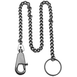 MESSERKETTE M KARABINER SCHWARZ