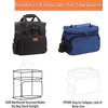 Expandable Large Lunch Bag, Double Deck Insulated Lunch Box Leakproof