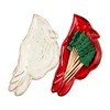 Mud Pie Cardinal Tidbit, dish 5 1/2" x 3" |