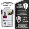 ID Stronghold Identity Stronghold - Secure RFID Badge Holder for