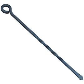 Unibos Have Duty Black Cast Iron Poker Fireside Coal Open Fire Wood Burner Stoves - 460mm - 18'' Home Fireside Acce Fireside Companion Poker New