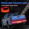 MICTUNING 60 Inches Triple 504 LEDs Tailgate Strip Light Waterproof