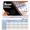 Rustark 130 Pcs 304 Stainless Steel Rivet Nuts Assortment Kit