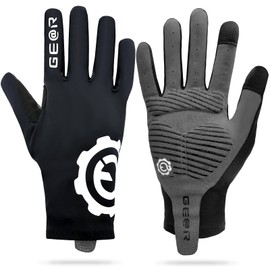 Geartle Cycling Gloves, Best Fit, Fingerless, Medium, Cycling Gloves, Road Bike, Bicycle Gloves, Men's, Women's, Unisex, Spring and Autumn