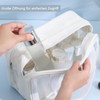 Transparent Wash Bag, Travel Cosmetic Bag, Dry Wet Separation Wash
