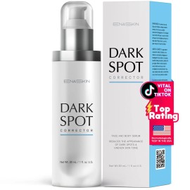 EnaSkin Dark Spot Remover Face & Body Serum: Age Spot Sun Spot Freckles Melasma Brown