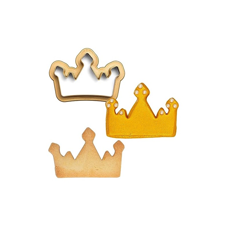 Decora 0255057 Crown Plastic Cutters, Gold