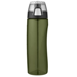 Thermos 24 Ounce Tritan Hydration Bottle with Meter, Olive Green