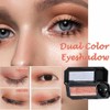 Sombra de Ojos de Doble Color,Paleta de Maquillaje de Ojos