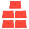 5Pcs Foot Massage Mat TPE Acupressure Walking Toe Plate Massage