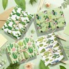 Cactus Wrapping Paper Set - 12 Sheets Watercolor Cactus Gift