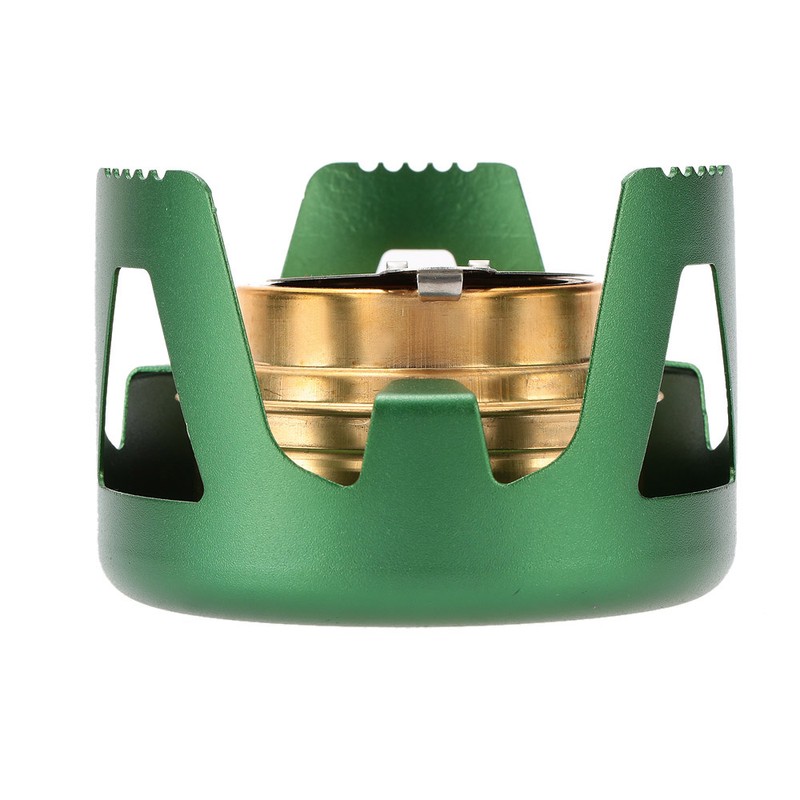 Lixada Copper Alloy Portable Mini Ultra-light Spirit Burner Alcohol Stove