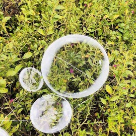 JSJPINKU 6 String Underwater White Bubble Garland Kids Party Supplies Ocean Birthday Party Decorations Mermaid Bubble Hanging Beach Banner Underwater