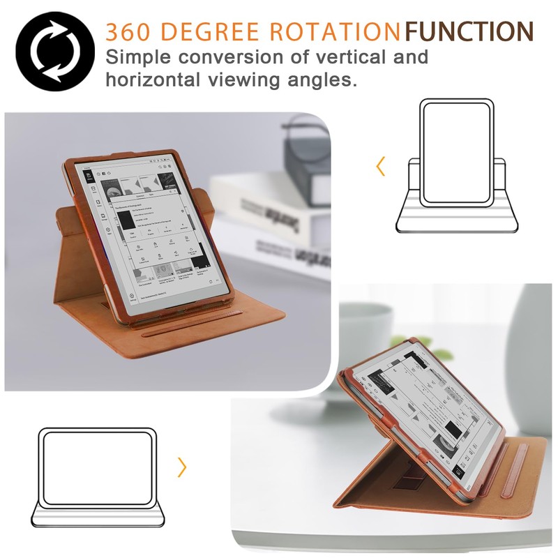 DINGGUAGUA Case Compatible with BOOX Tablet Go 10.3 inch Tablet