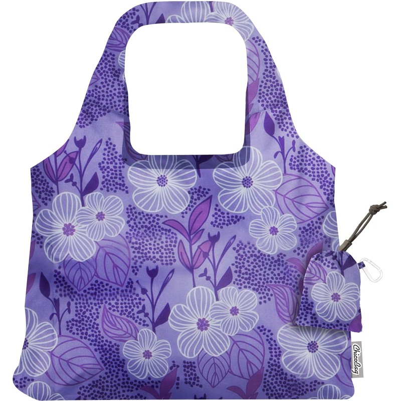ChicoBag Vita Reusable Tote Bag with Carabiner Clip | Compact