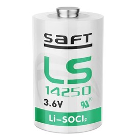 KCATDREY 1 X LS14250 1/2 AA 3.6V Batteries for PLC Device Dog Collar Watch