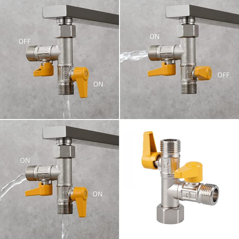 Brass Diverter Valve Shower Arm Diverter Valve Shower Adapter Brass