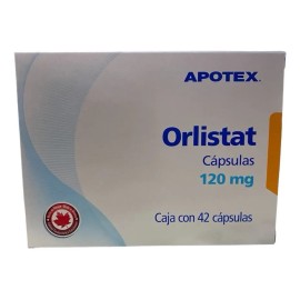 Apotex Orlistat Control De Peso 120mg 126 Capsulas