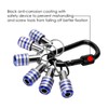 LUEXBOX 1/4 Inch Keychain, Hex Screwdriver Extension Bar, Quick Change