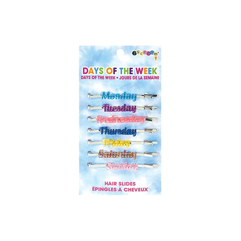 iscream Days of the Week Set of 7 Embellished Bobby
