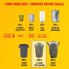 Glad Black Garbage Bags - Extra-Large 135 Litres - 20