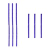 LRFDRESS 6pcs Blue Plush Strips for Dyson V7 V8 V10