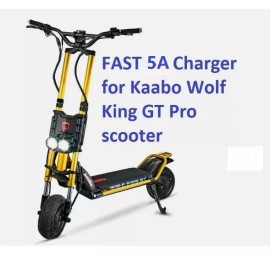coming data FAST SMART 84V Charger GX16 3pin 5A  for 72V Kaabo Wolf KING GT or similar MODEL