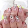 It shines brightly. TSUMEKIRA x HIDEKAZU Nail Glitter Set of