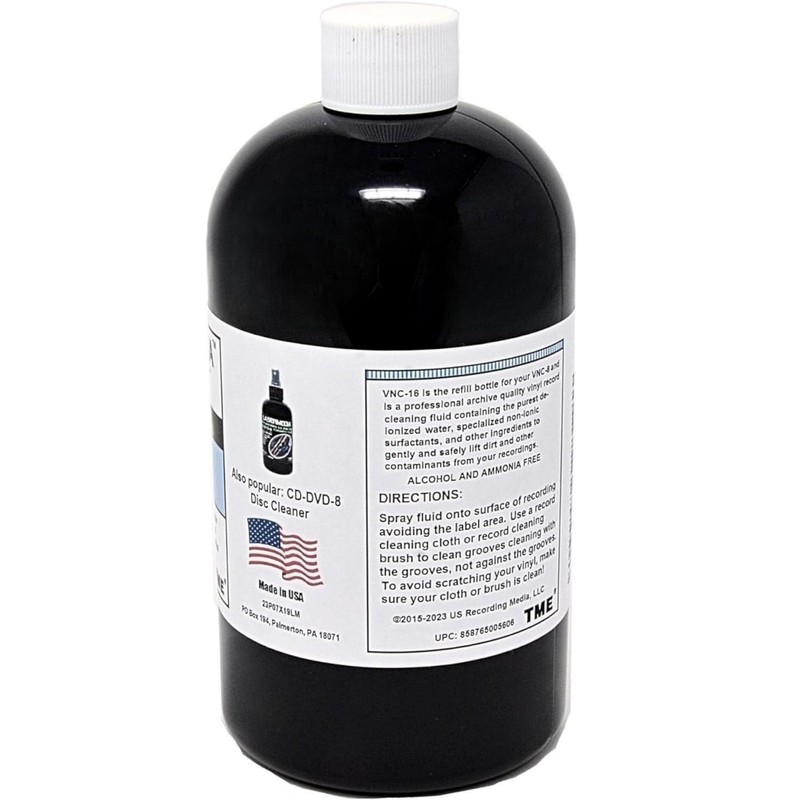 Lasermedia Vinyl Record Cleaning Solution Fluid Professional Residue Free Formulation