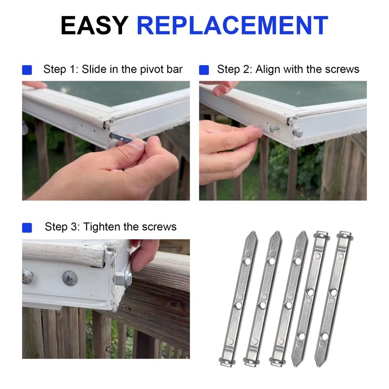 900-21355-XCP5 Zinc Die Cast Window Replacement Pivot Bar 85 Series