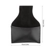 Billiard Chalk Holder Portable PU Bag Accessory Black, Hanging on