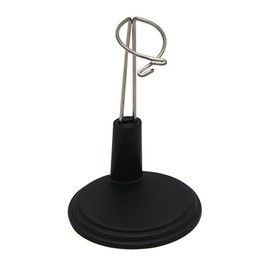 POFET Pack of 5 Black Adjustable Doll Stand for 6-8 Inch American Dolls and Baby Dolls Display Holder