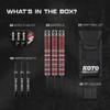 KOTO Tribute Darts 14 G, Silver & Red, Darts Set