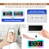 RGB Alarm Clock for Kids,Adjustable Brightness10%-100%,Dual Alarm, Sound Control, Bedside
