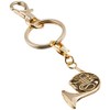Nakano MM120KHHRG Brass Band Keychain Horn Gold