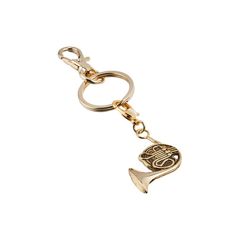 Nakano MM120KHHRG Brass Band Keychain Horn Gold