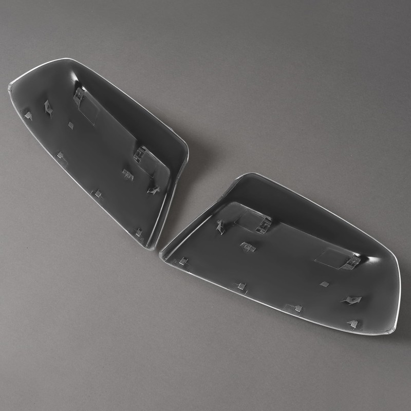 HECASA White Mirror Covers Caps Compatible with 2007-2022 Toyota Tundra/Sequoia