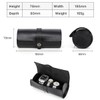 Contacts Leather Watch Box, Travel Bag for 3 Watches, Storage