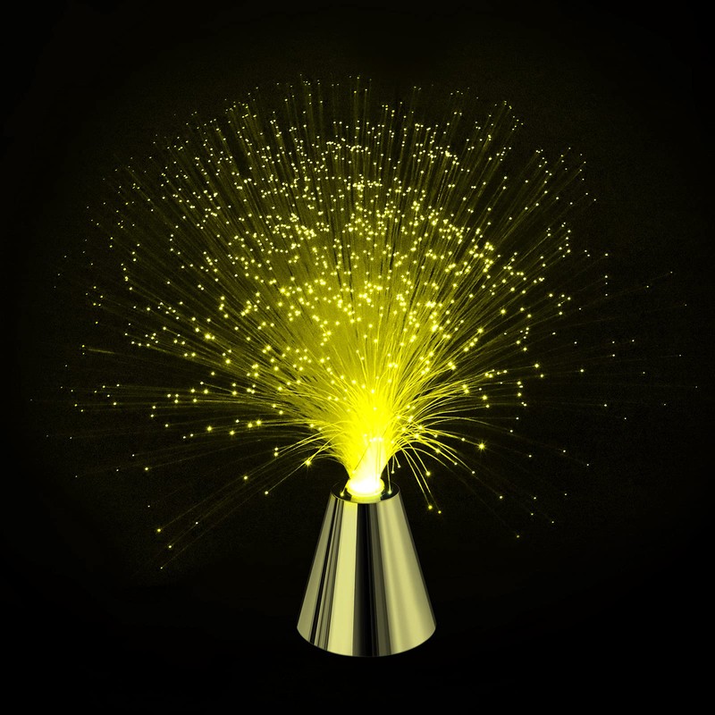 Sensory Fiber Optic Lamp - LED Color Changing with Cone
