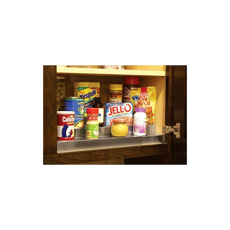 Dial Industries Adjustable 3 Tier Expandable Kitchen Pantry, Cabinet Shelf