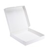 Huoshange Thin White Pizza Box-10x10x1.9 Inch 20 Pack Disposable Pizza