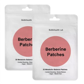 Bobbihealth Lab Weightless Patches, Healthy Shape Support, Botanical Plant - Based Formula with Berberine Extract, Pomegranate Extract, Cinnamon Extract, 60 Vegan Patches, Metabolic Balance Patche