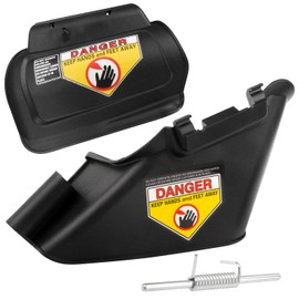 LIZEWEI 731-07131 987-02516A Side Discharge Chute and Hinged Mulching Plug Compatible with MTD Craftsman Lawn Mower. for TB110, TB130, TB200, TB230. Replace 731-7131 987-02516