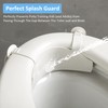 Doytn Universal Pee Deflector for Toilet Seat with Toilet lid