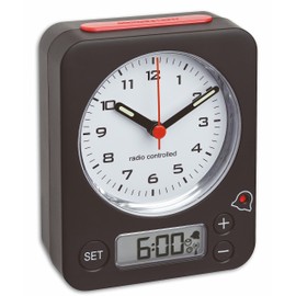 TFA-Dostmann Combo TFA 60.1511 Wireless Alarm Clock, 9 x 4 x 11.5 cm